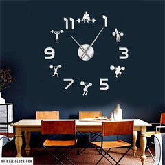 Clock Work Out Stickers My Wall Clock