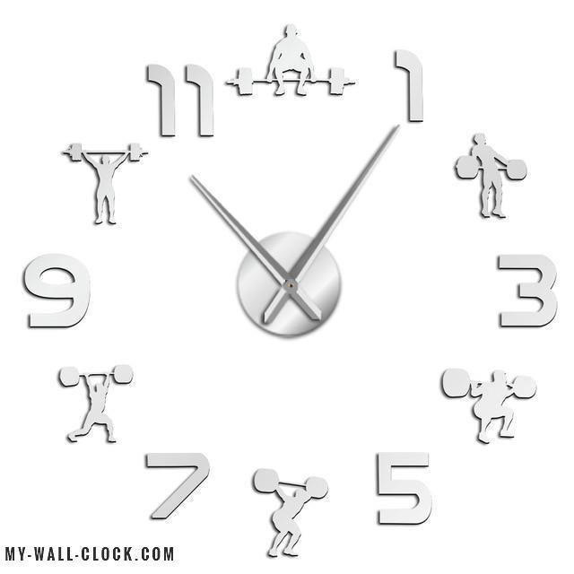 Clock Work Out Stickers My Wall Clock