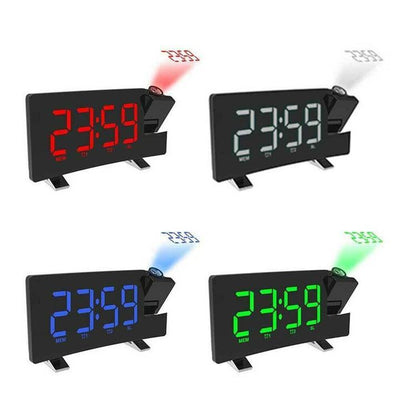 Color Changing Projection Alarm Clock My Wall Clock