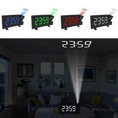 Color Changing Projection Alarm Clock My Wall Clock