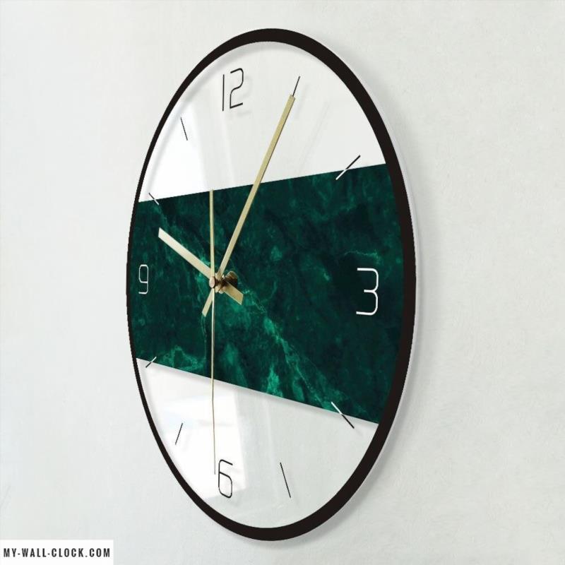 Contemporary Green Design Clock My Wall Clock