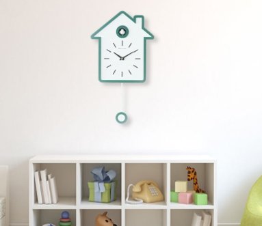 Cuckoo Clock Colourful Design My Wall Clock