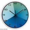 Design Clock Blue Gradient My Wall Clock