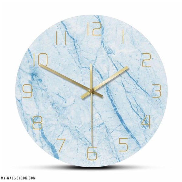 Blue Marble Wall Clock | My Wall Clock