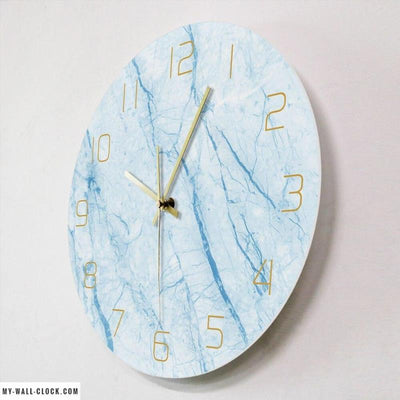 Blue Marble Wall Clock My Wall Clock