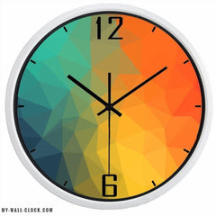 Design Clock Cascade Coloured My Wall Clock