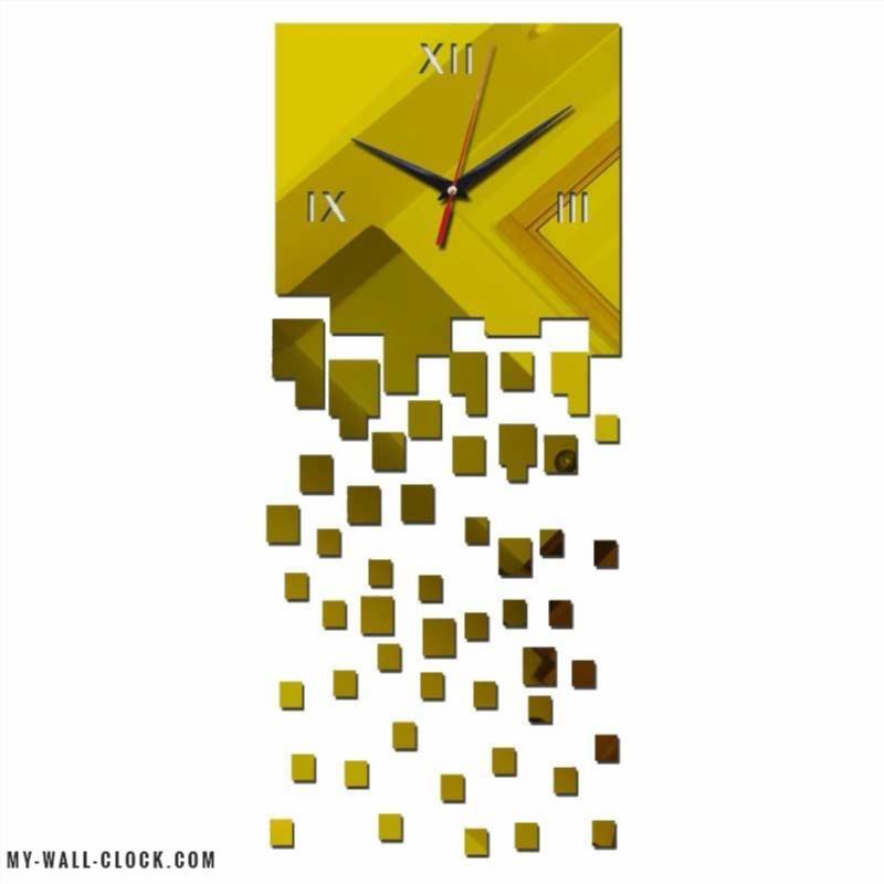 Design Clock Disintegration Effect My Wall Clock