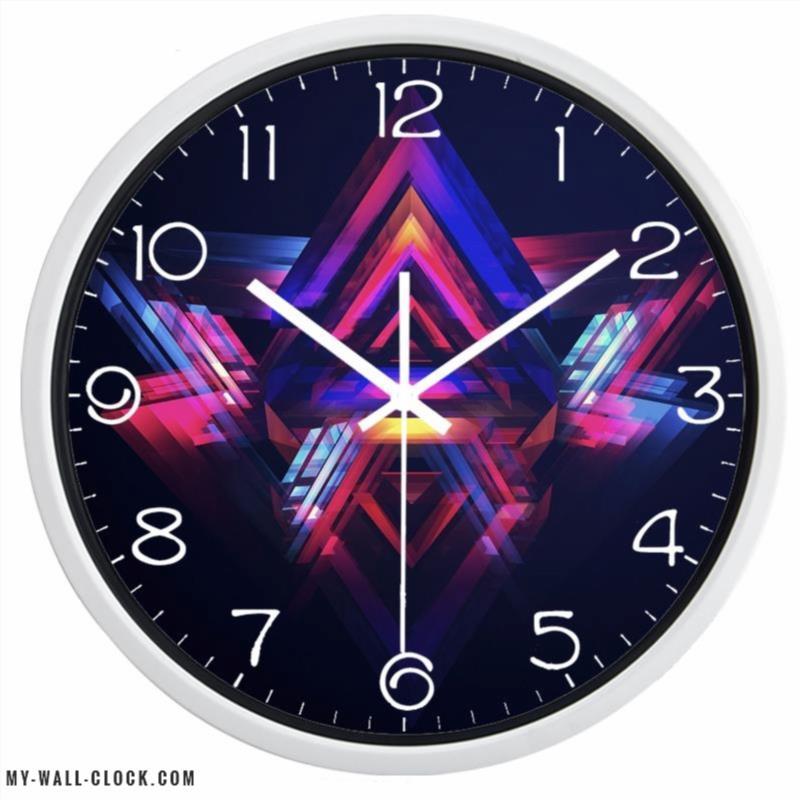 Design Clock Electro Effect My Wall Clock
