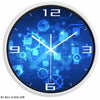 Design Clock Futuristic Gears My Wall Clock