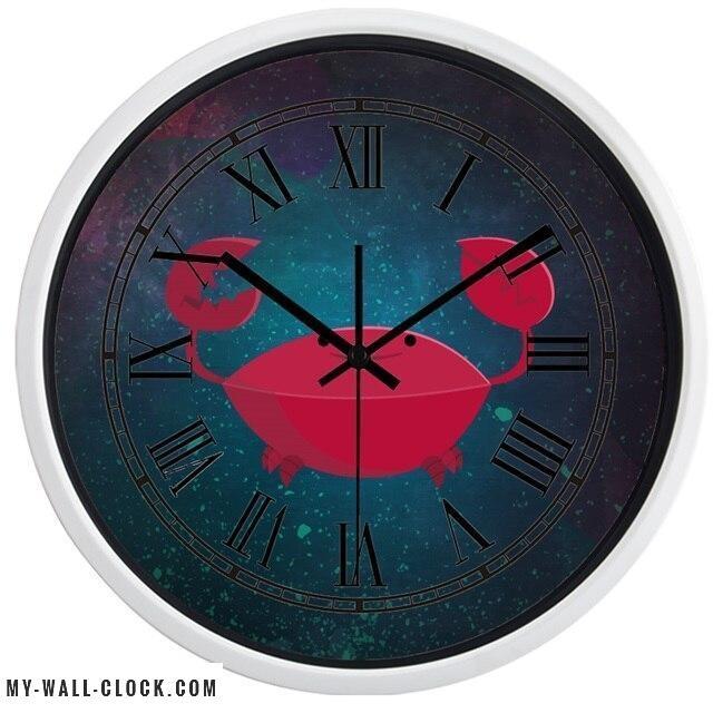 Design Clock Ocean Crab My Wall Clock