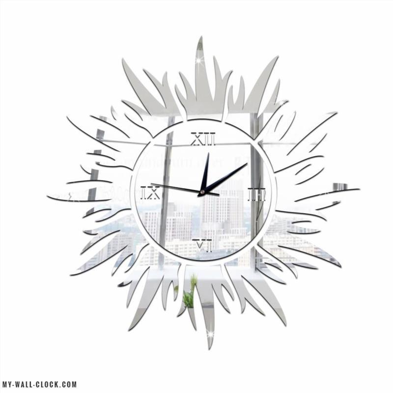 Design Clock Sun Shape My Wall Clock