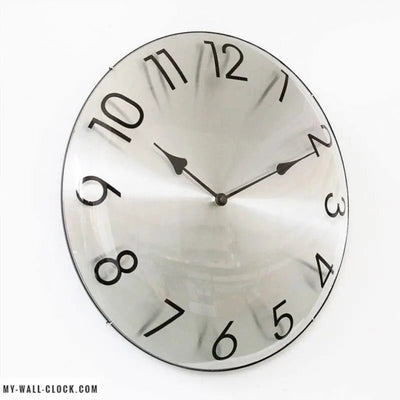 Design Clock Tempered Glass My Wall Clock