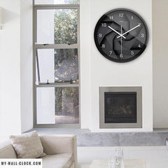 Design Clock Vortex Black My Wall Clock