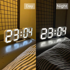 Digital Clock LED digits My Wall Clock