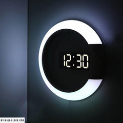 Digital Clock Multicolor Design My Wall Clock