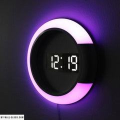 Digital Clock Multicolor Design My Wall Clock