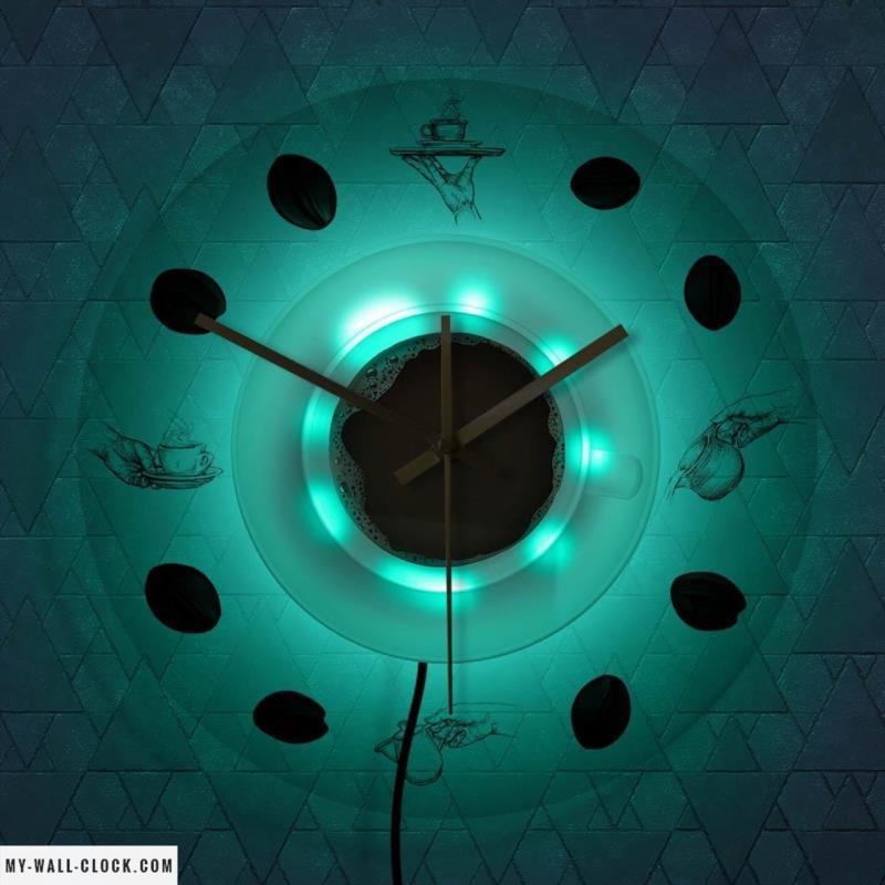 Expresso LED Wall Clock My Wall Clock