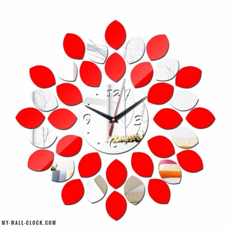 Flower Shaped Wall Clock My Wall Clock