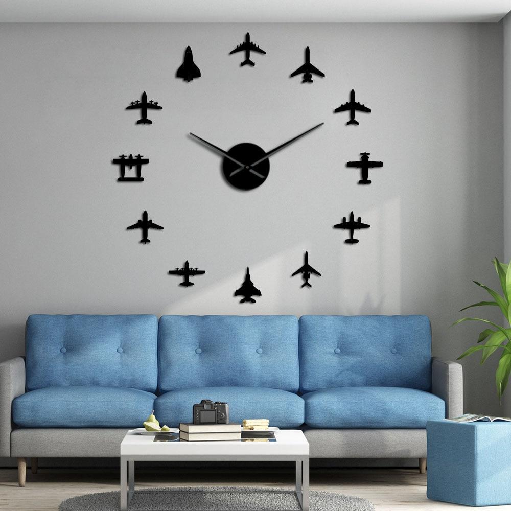 Time Clock Large Airplane Wall Clock Giant Airplane Wall Clock