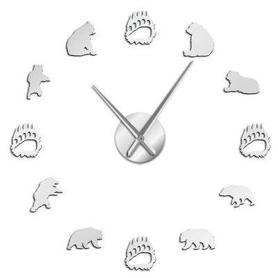 Giant Bear Wall Clock My Wall Clock