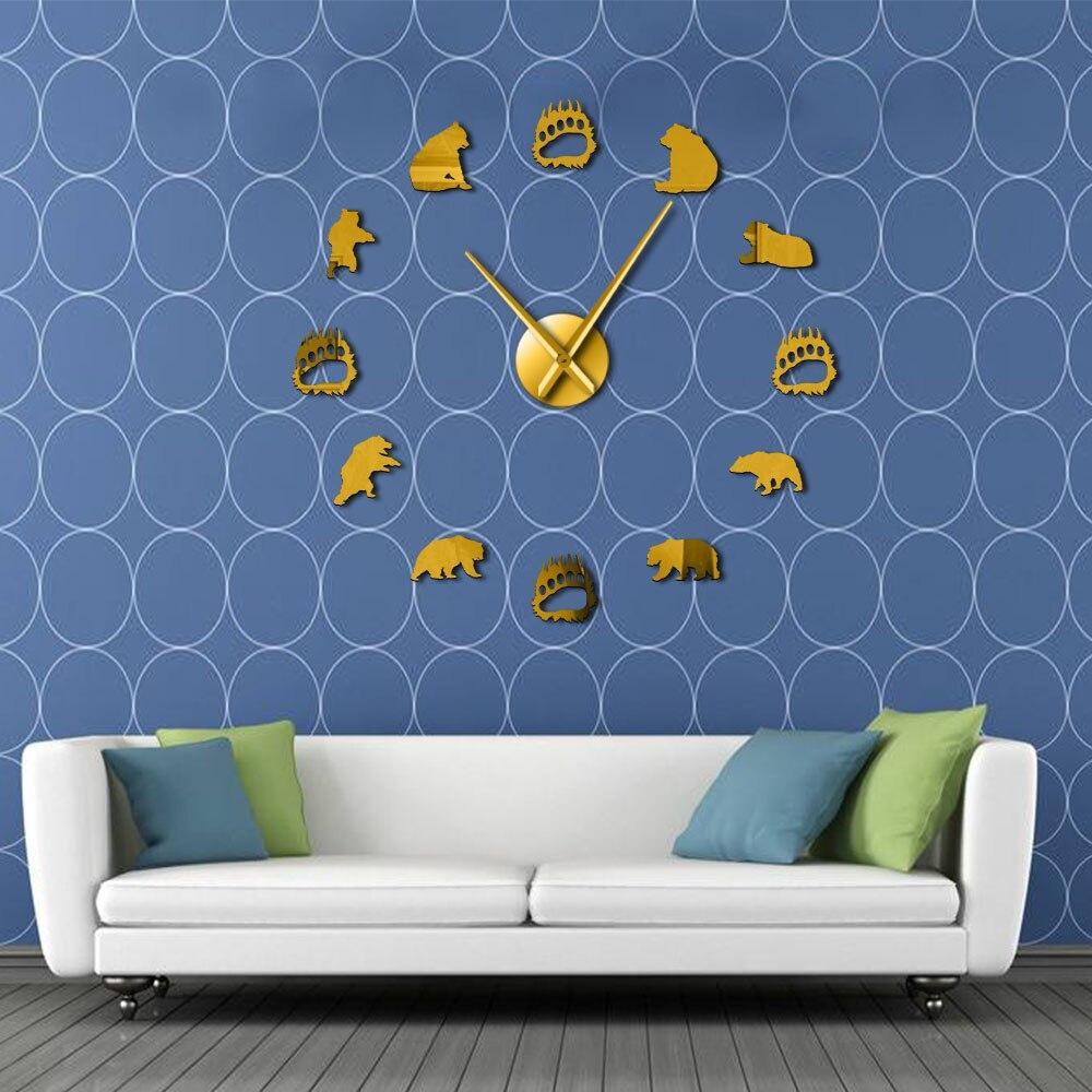 Giant Bear Wall Clock My Wall Clock