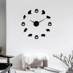 Giant Bear Wall Clock My Wall Clock