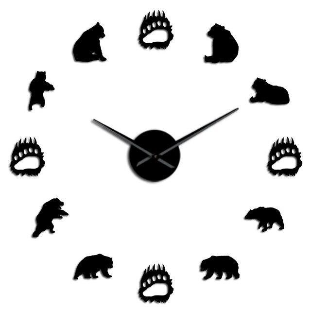 Giant Bear Wall Clock My Wall Clock