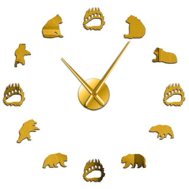 Giant Bear Wall Clock My Wall Clock