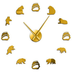 Giant Bear Wall Clock My Wall Clock