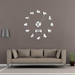 Giant Bulldog English Wall Clock My Wall Clock