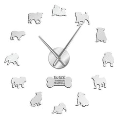 Giant Bulldog English Wall Clock My Wall Clock