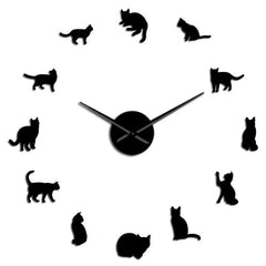Giant Cat Wall Clock My Wall Clock