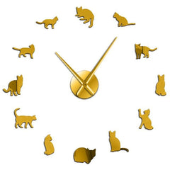 Giant Cat Wall Clock My Wall Clock
