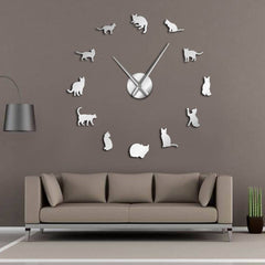 Giant Cat Wall Clock My Wall Clock