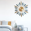 Giant Clock Metal Feathers My Wall Clock