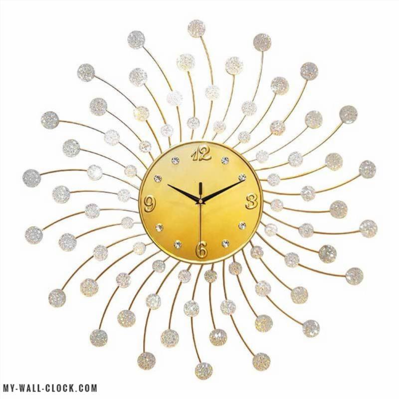 Giant Clock Spiral of Pearls My Wall Clock