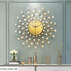 Giant Clock Spiral of Pearls My Wall Clock