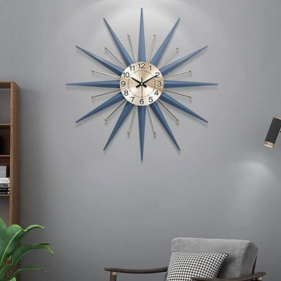 Giant Clock Wooden Fins My Wall Clock