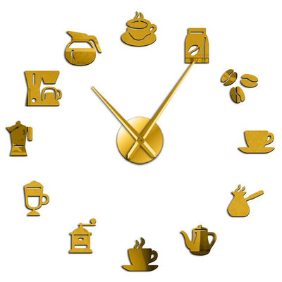 Giant Coffee Cup Wall Clock My Wall Clock