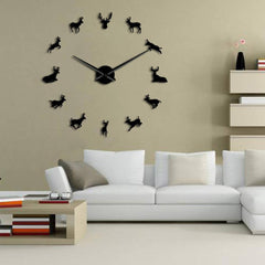 Giant Deer Wall Clock My Wall Clock