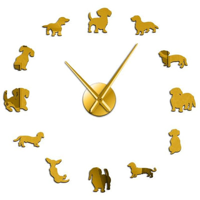 Giant Dog Wall Clock My Wall Clock