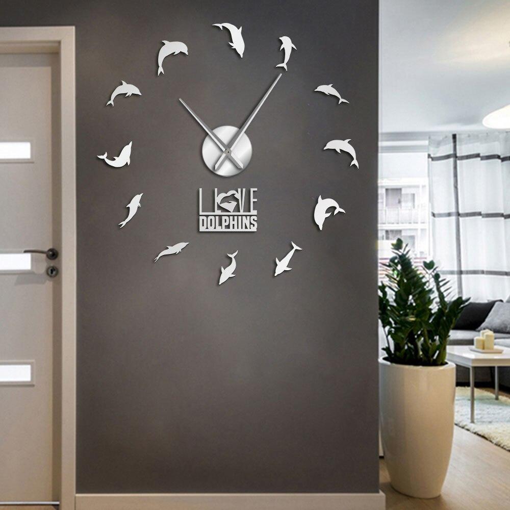 Giant Dolphin Wall Clock My Wall Clock