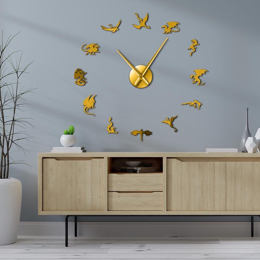 Giant Dragon Wall Clock My Wall Clock