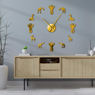 Giant Giraffe Wall Clock My Wall Clock