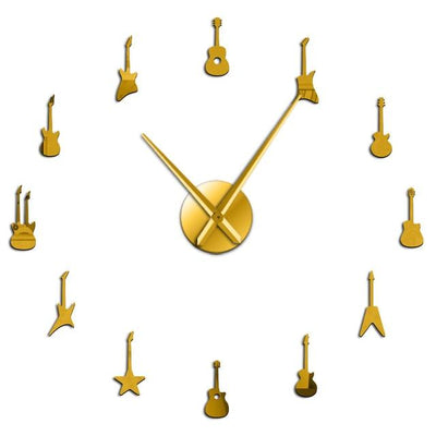 Giant Guitar Wall Clock My Wall Clock