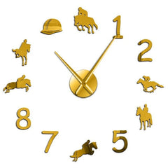 Giant Horse Riding Wall Clock My Wall Clock
