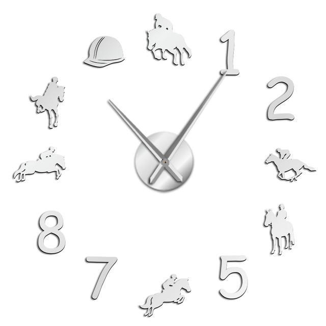 Giant Horse Riding Wall Clock My Wall Clock