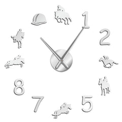Giant Horse Riding Wall Clock My Wall Clock