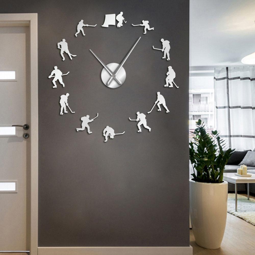 Giant Ice Hockey Wall Clock My Wall Clock