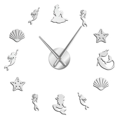 Giant Mermaid Wall Clock My Wall Clock
